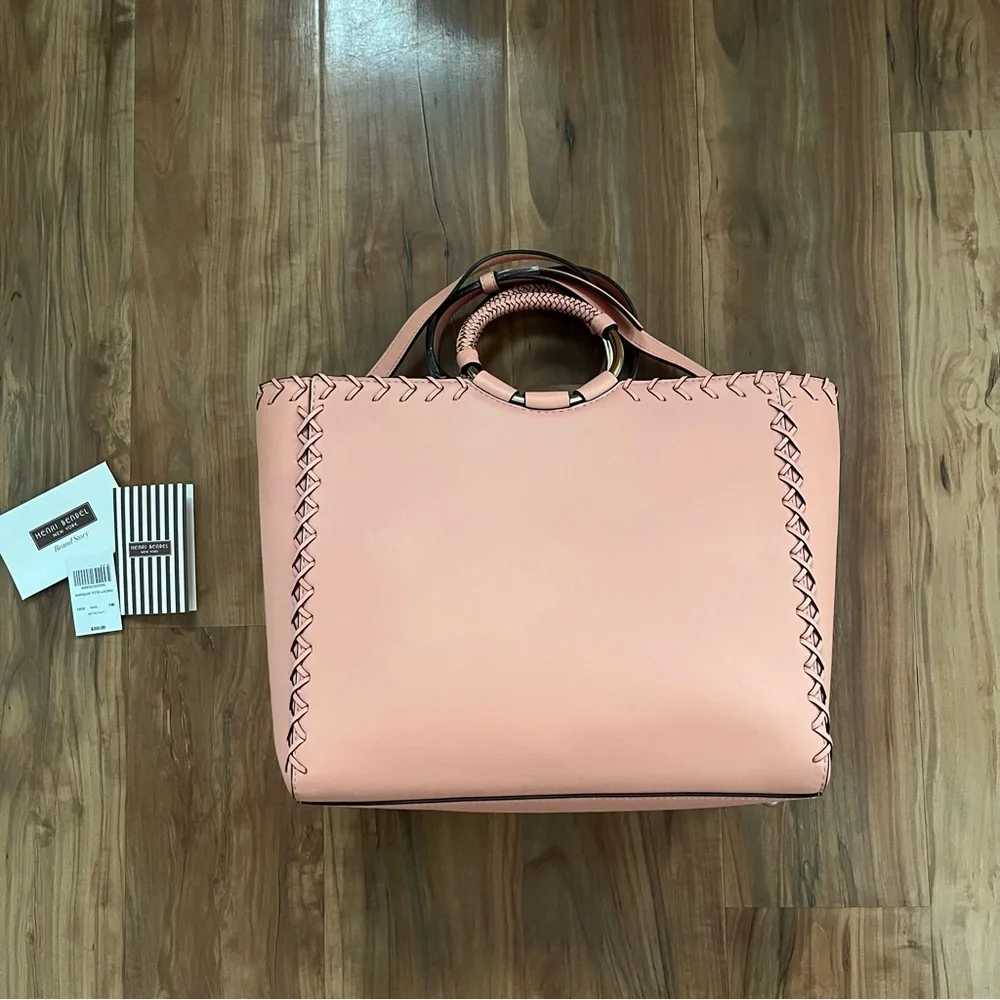 NWT Henri Bendel Maruis Tote-Lacing - Picture 8 of 12